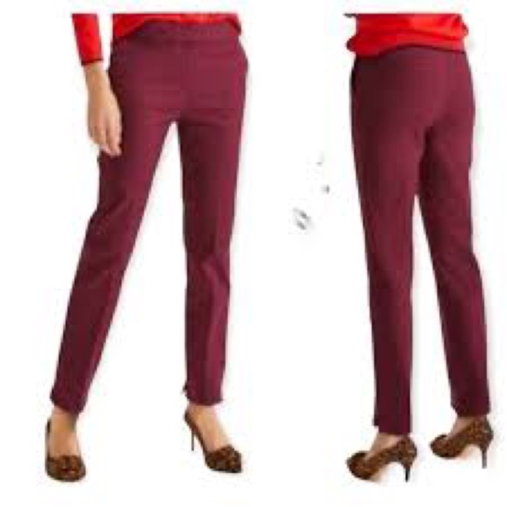 Boden Burgundy Richmond Pants US size 4